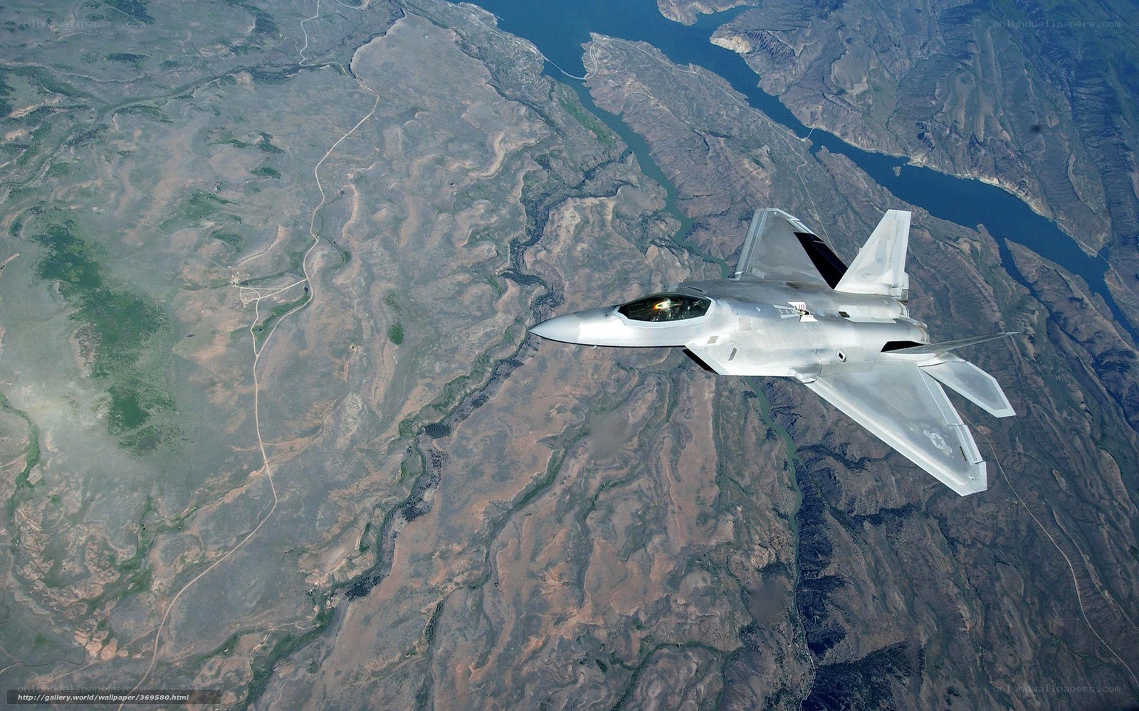 F-22 Raptor in flight