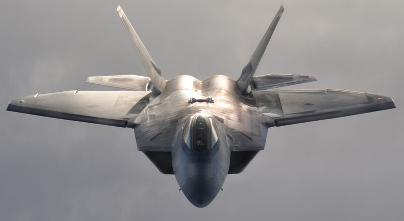 F-22 Raptor in flight