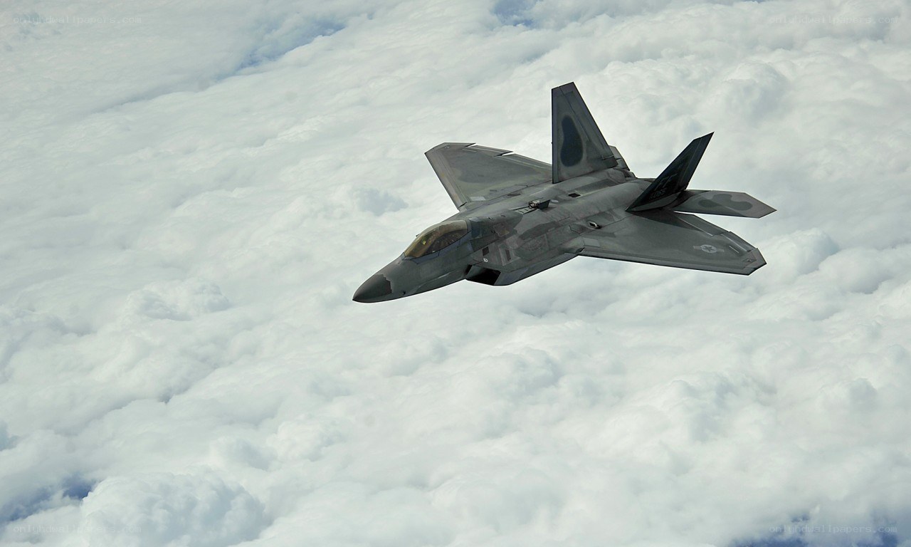F-22 Raptor in flight