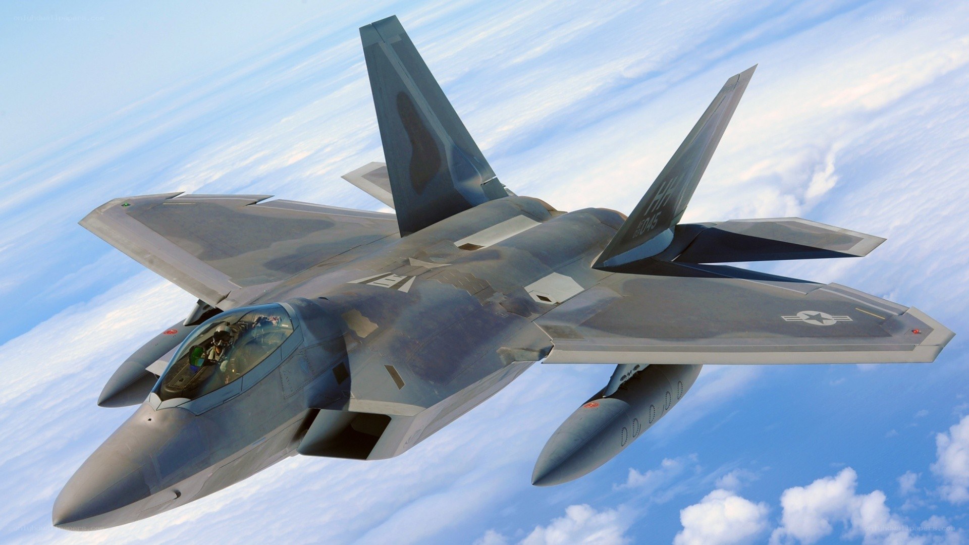 F-22 Raptor in flight