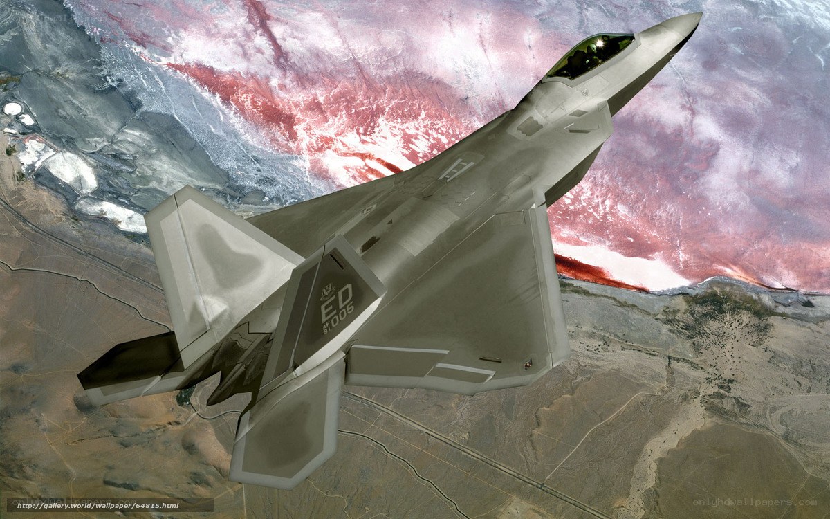 F-22 Raptor in flight
