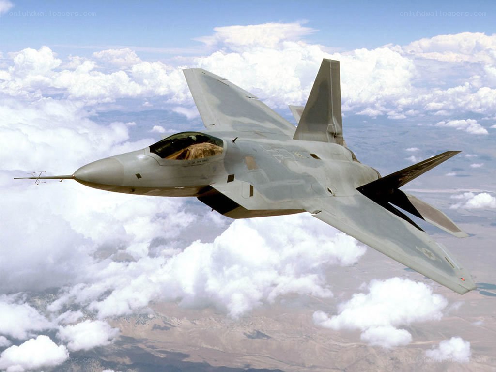 F-22 Raptor in flight