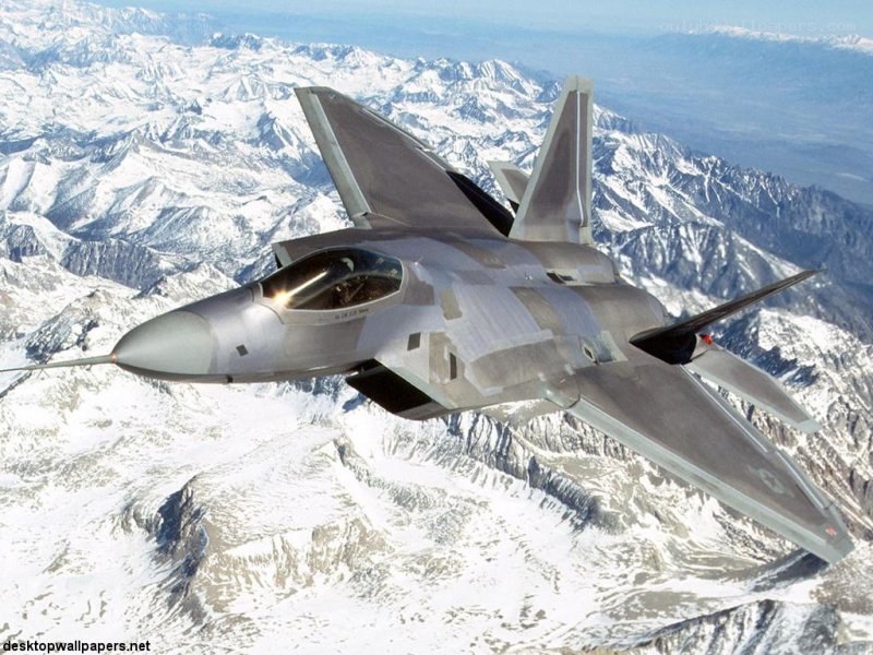 F-22 Raptor in flight