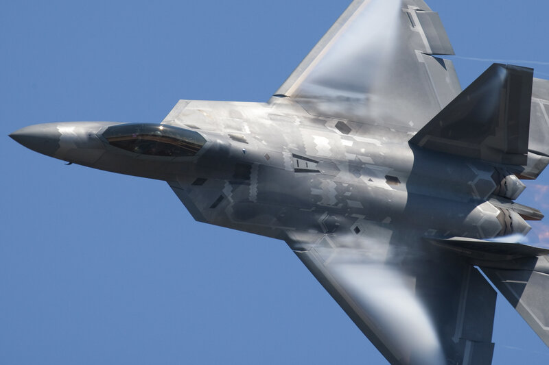 F-22 Raptor in flight