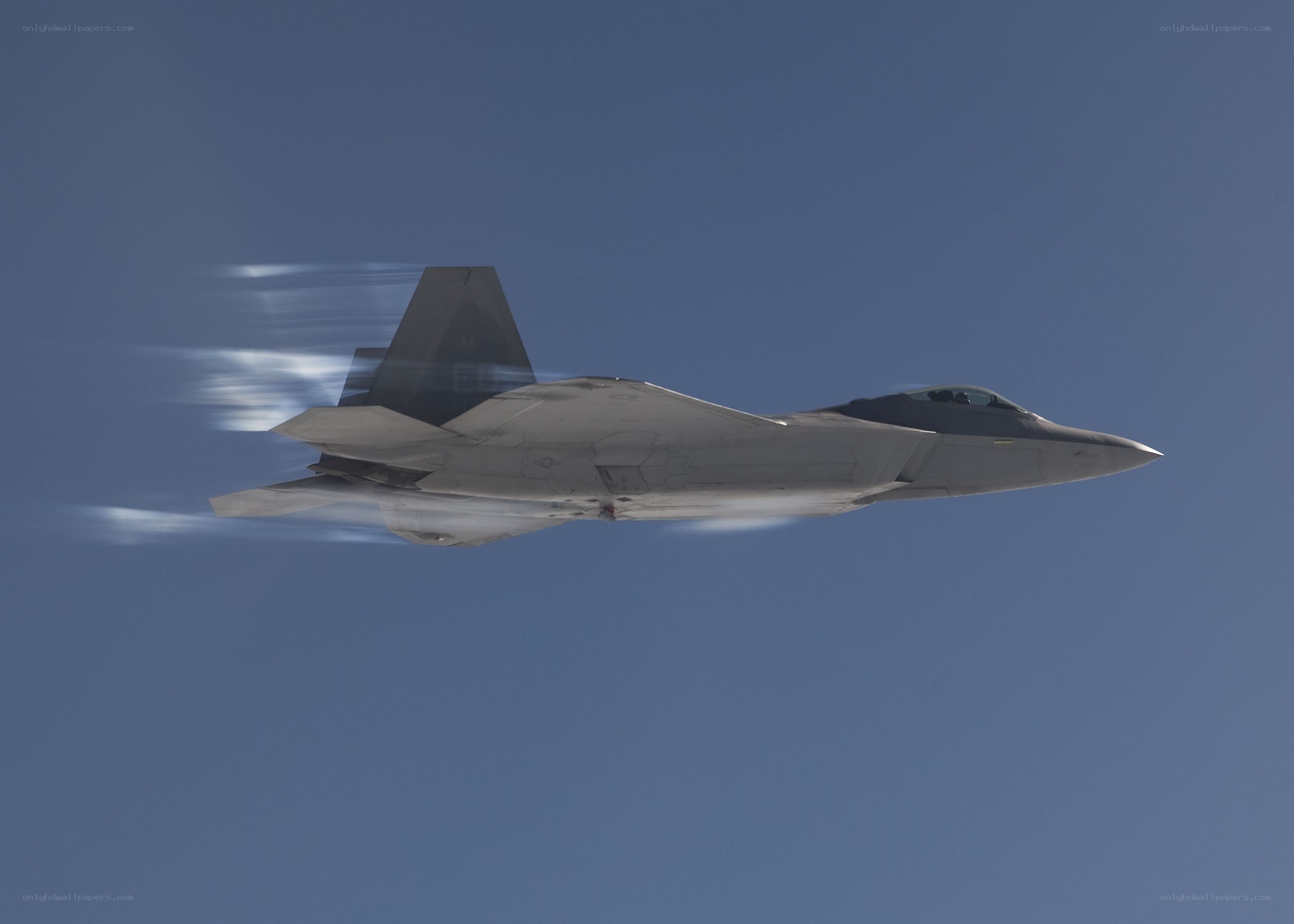 F-22 Raptor in flight