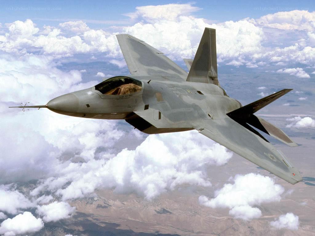 F-22 Raptor in flight