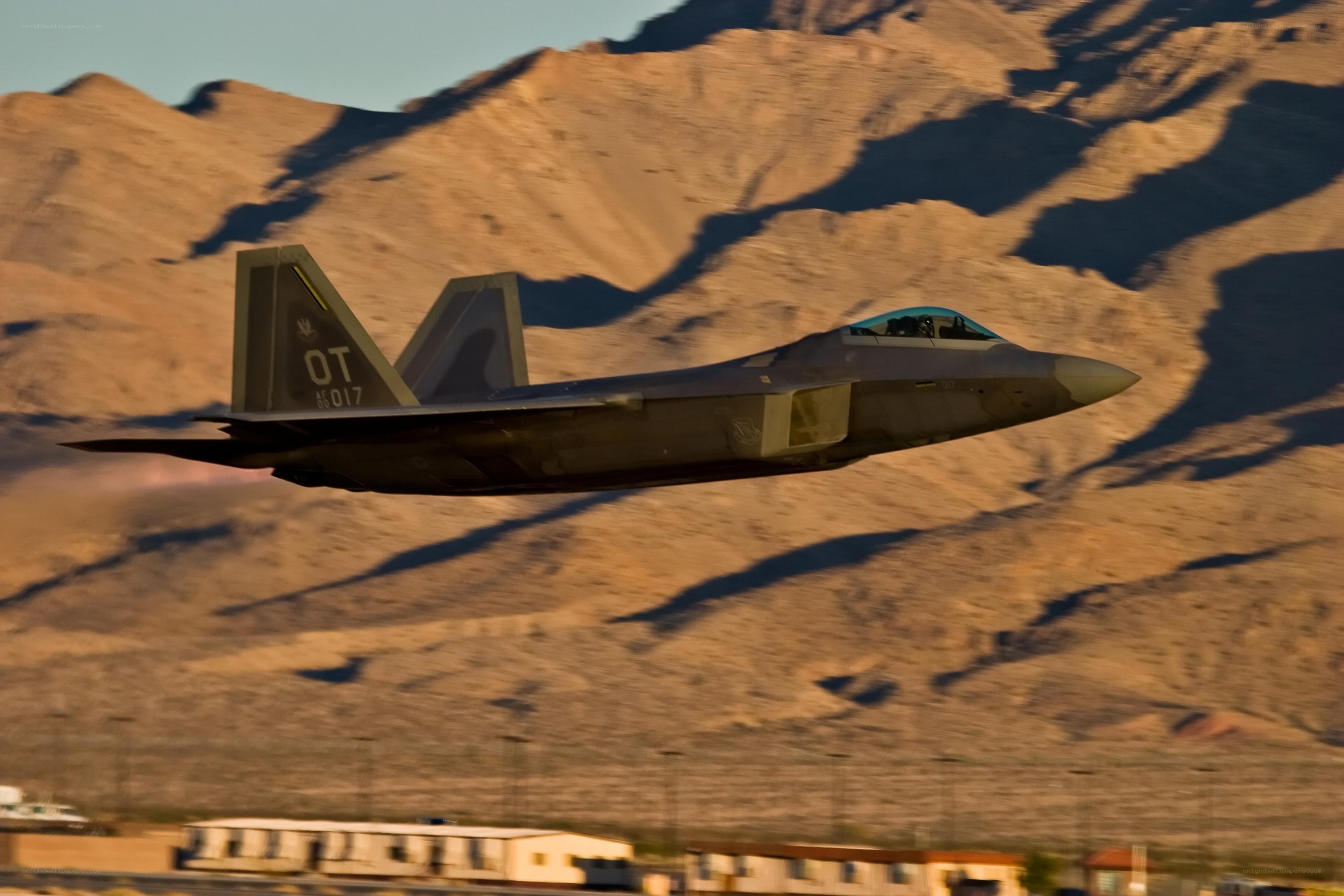 F-22 Raptor in flight