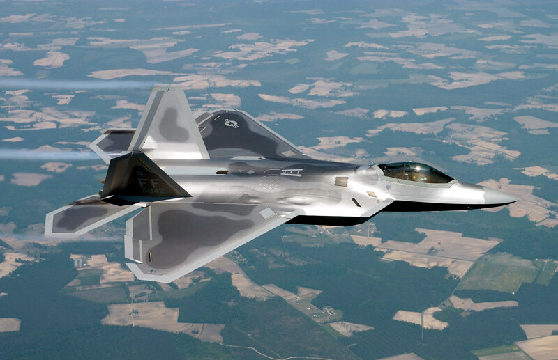 F-22 Raptor in flight