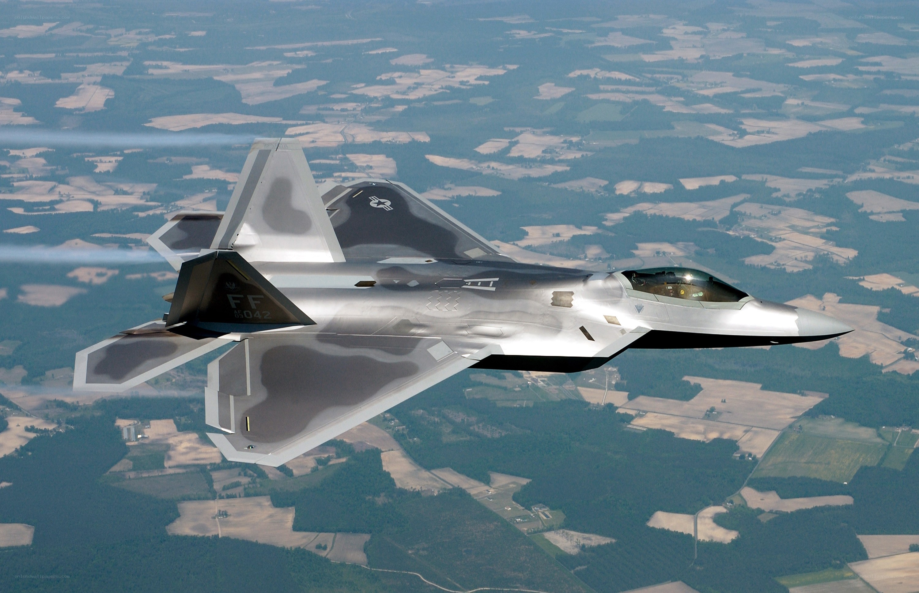 F-22 Raptor in flight