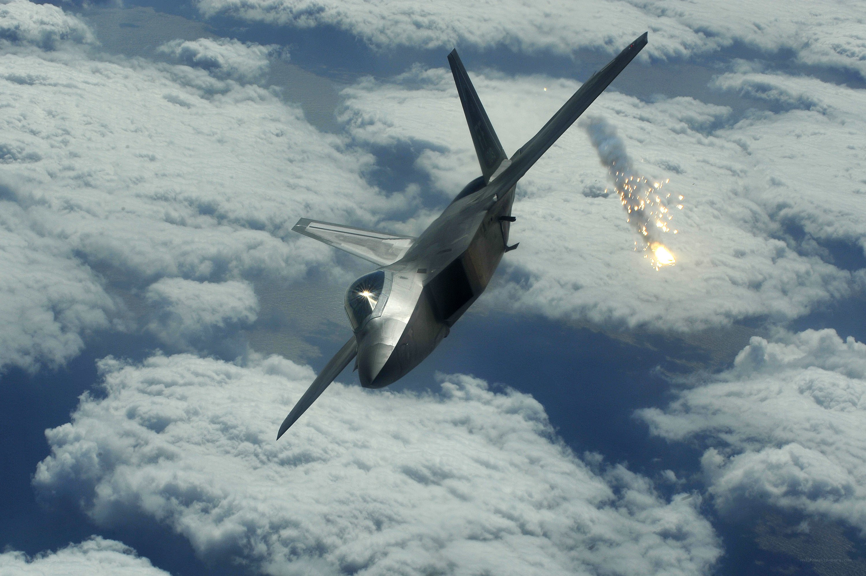 F-22 Raptor in flight