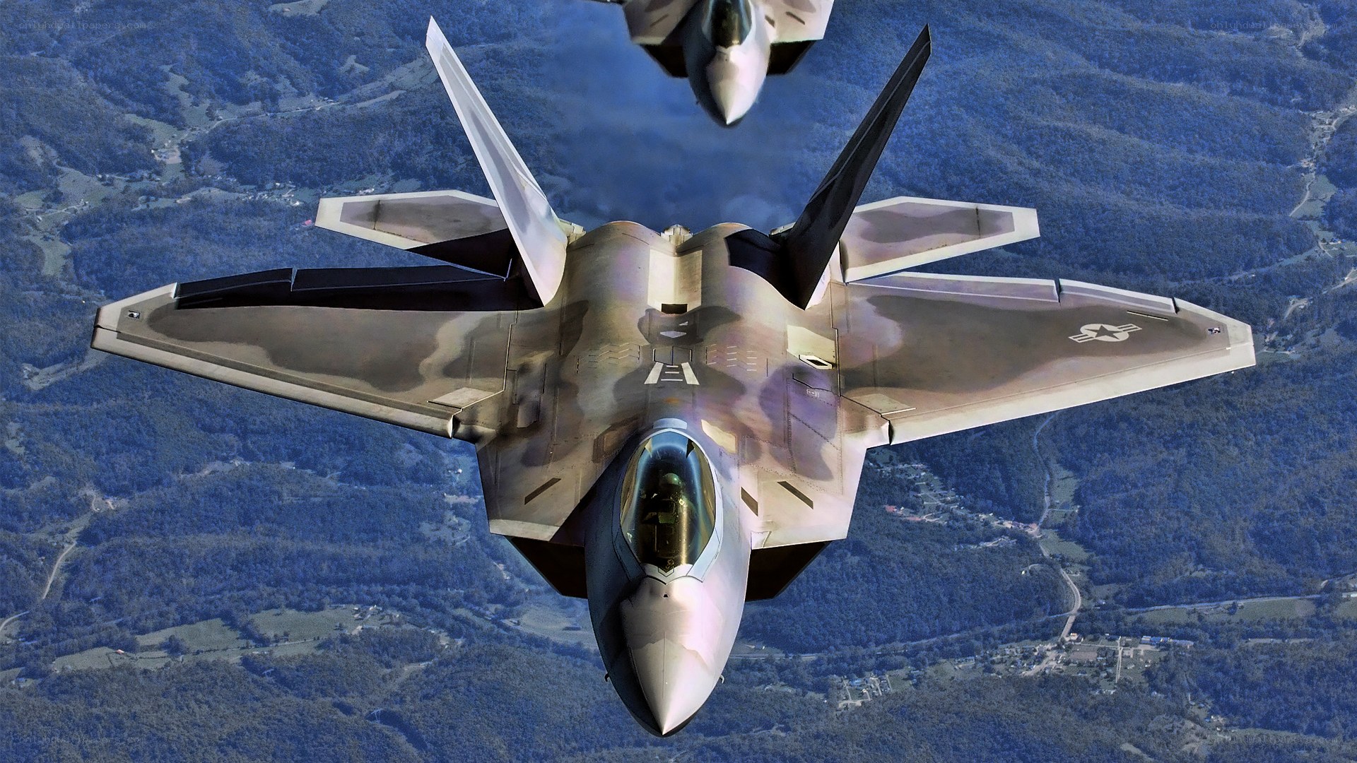 F-22 Raptor in flight