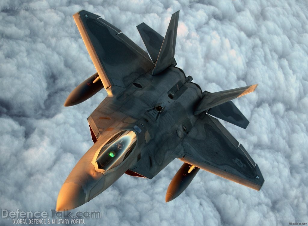 F-22 Raptor in flight