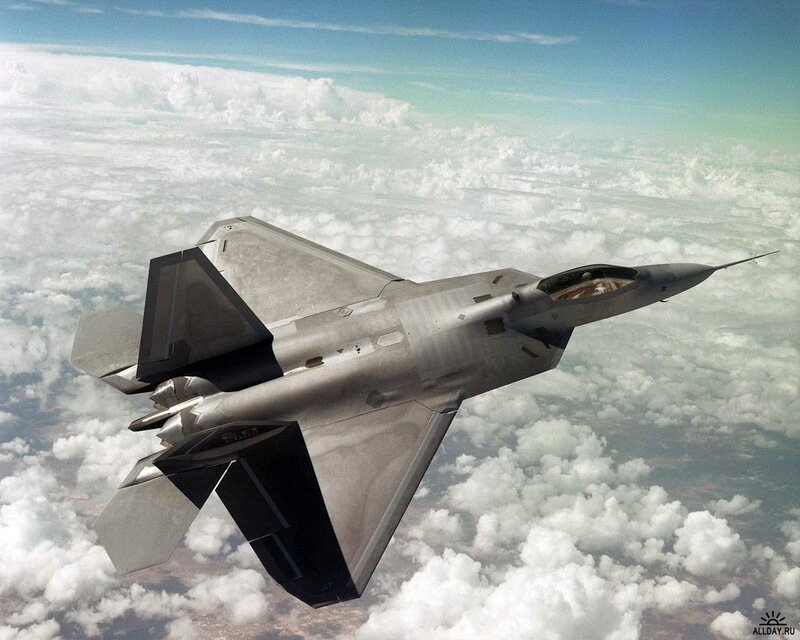 F-22 Raptor in flight