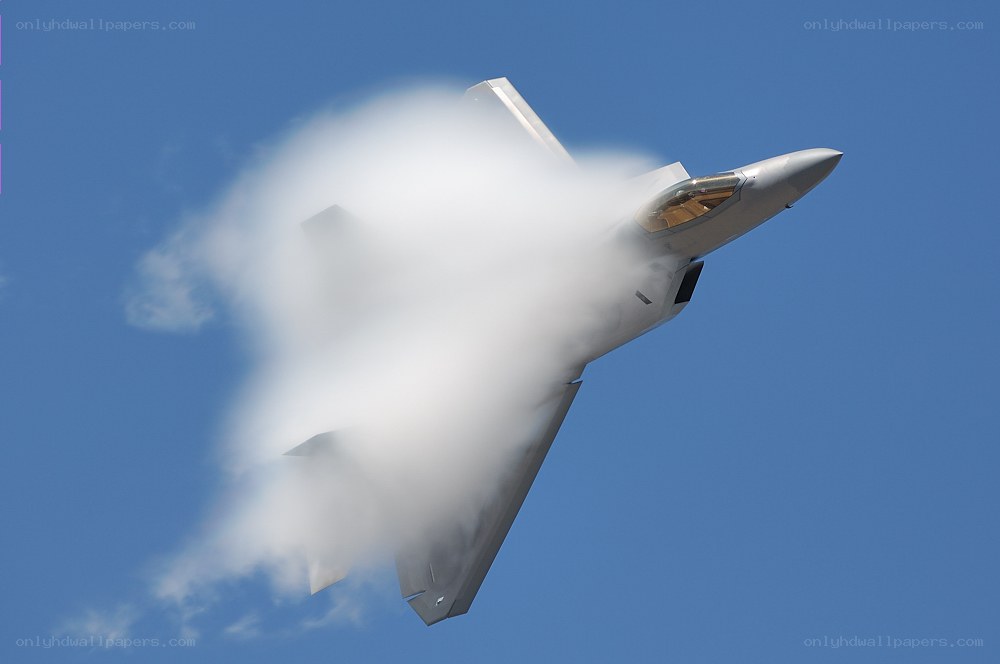 F-22 Raptor in flight