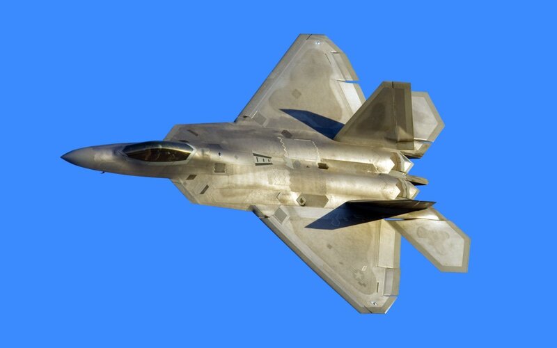 F-22 Raptor in flight