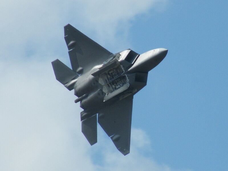 F-22 Raptor in flight