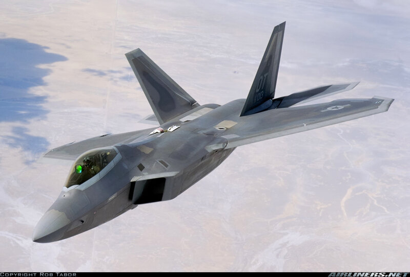 F-22 Raptor in flight