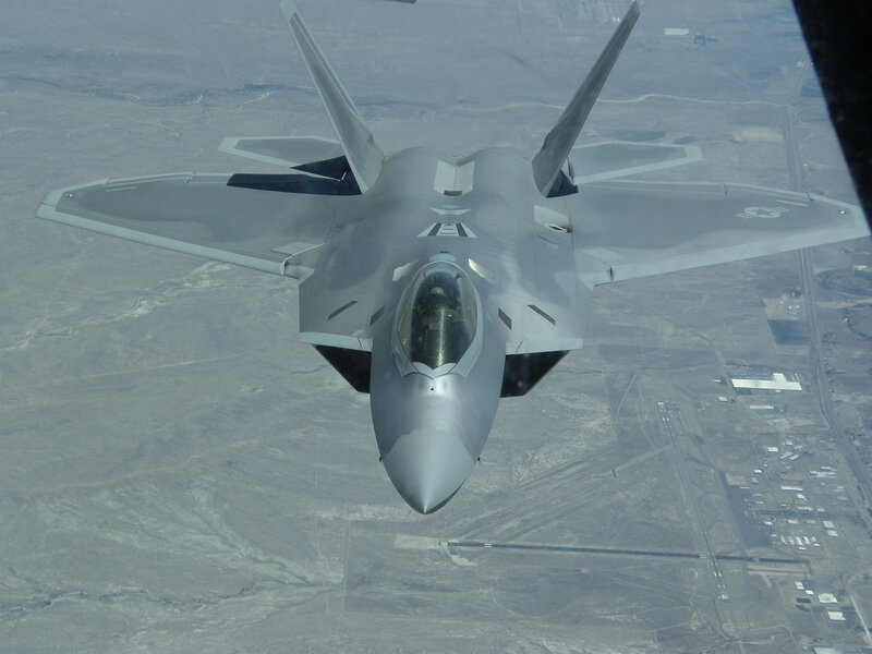F-22 Raptor in flight