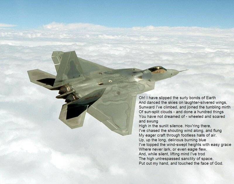 F-22 Raptor in flight