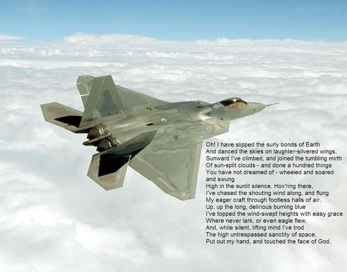 F-22 Raptor in flight
