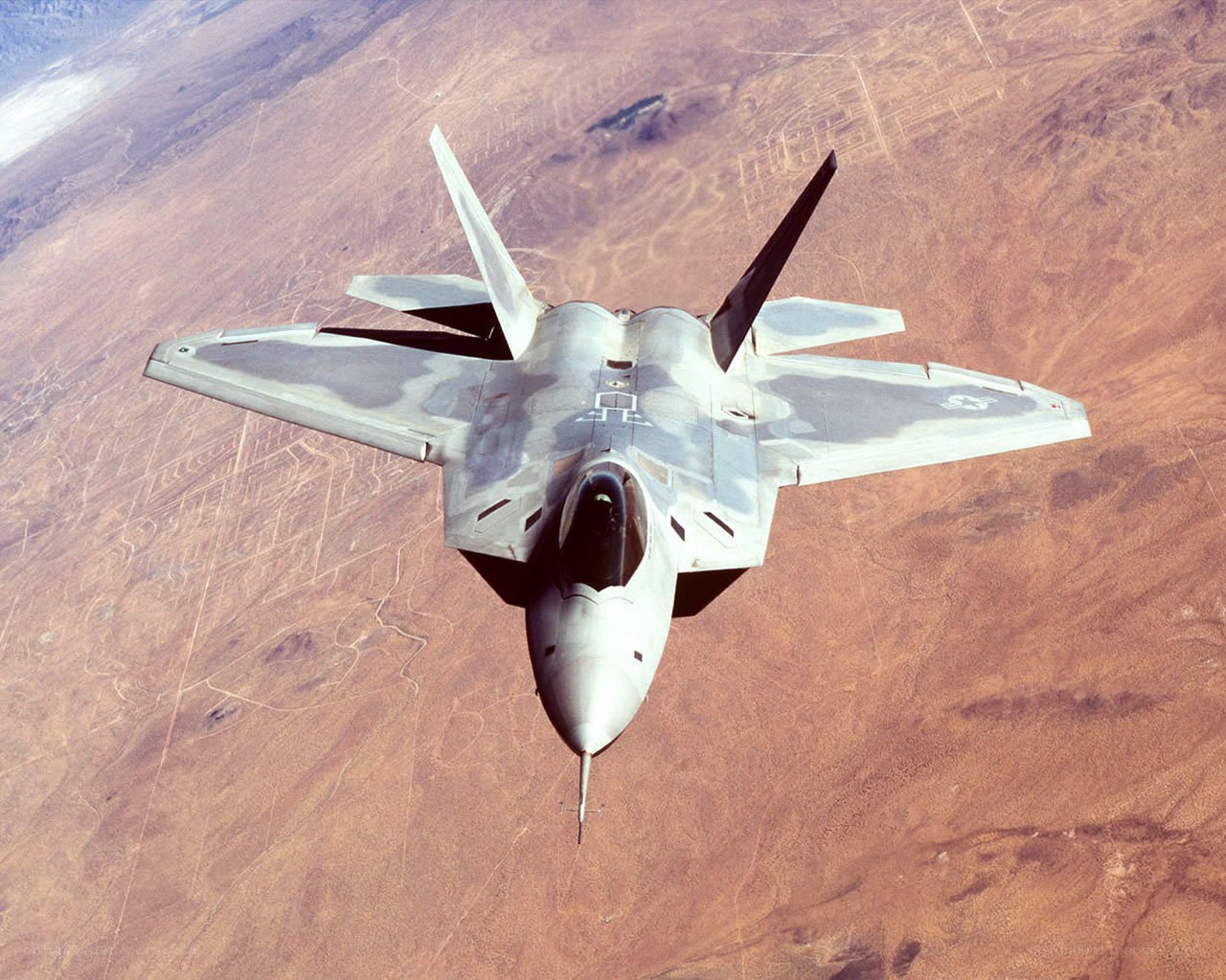F-22 Raptor in flight