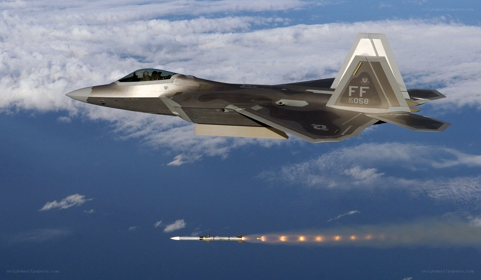 F-22 Raptor in flight