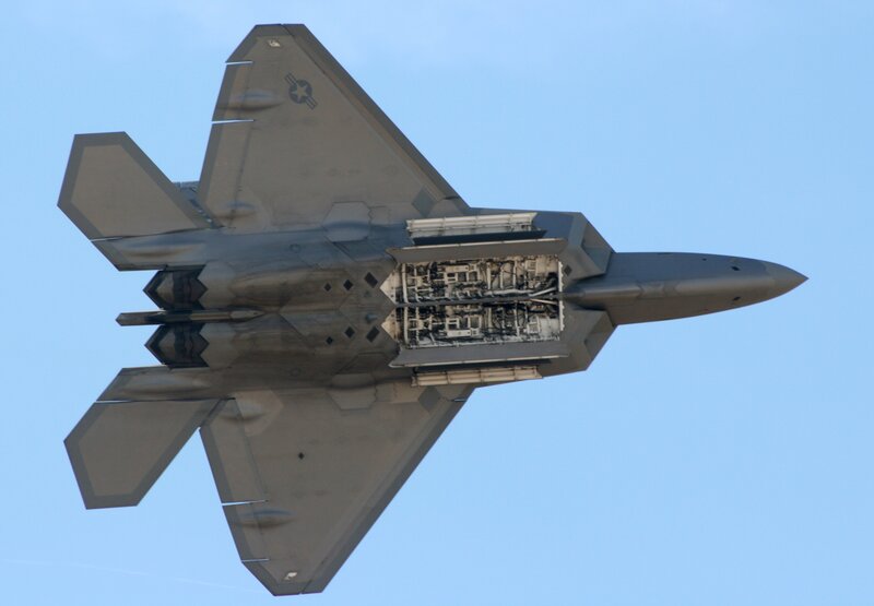 F-22 Raptor in flight