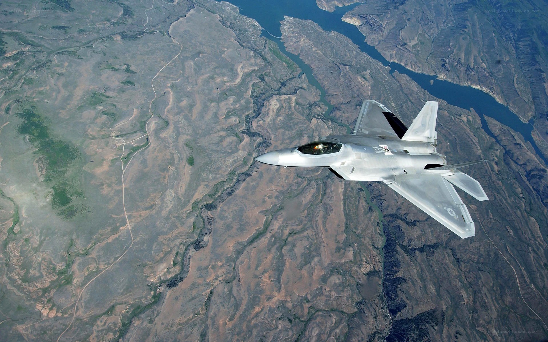F-22 Raptor in flight
