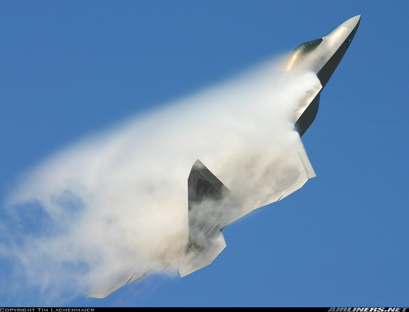F-22 Raptor in flight