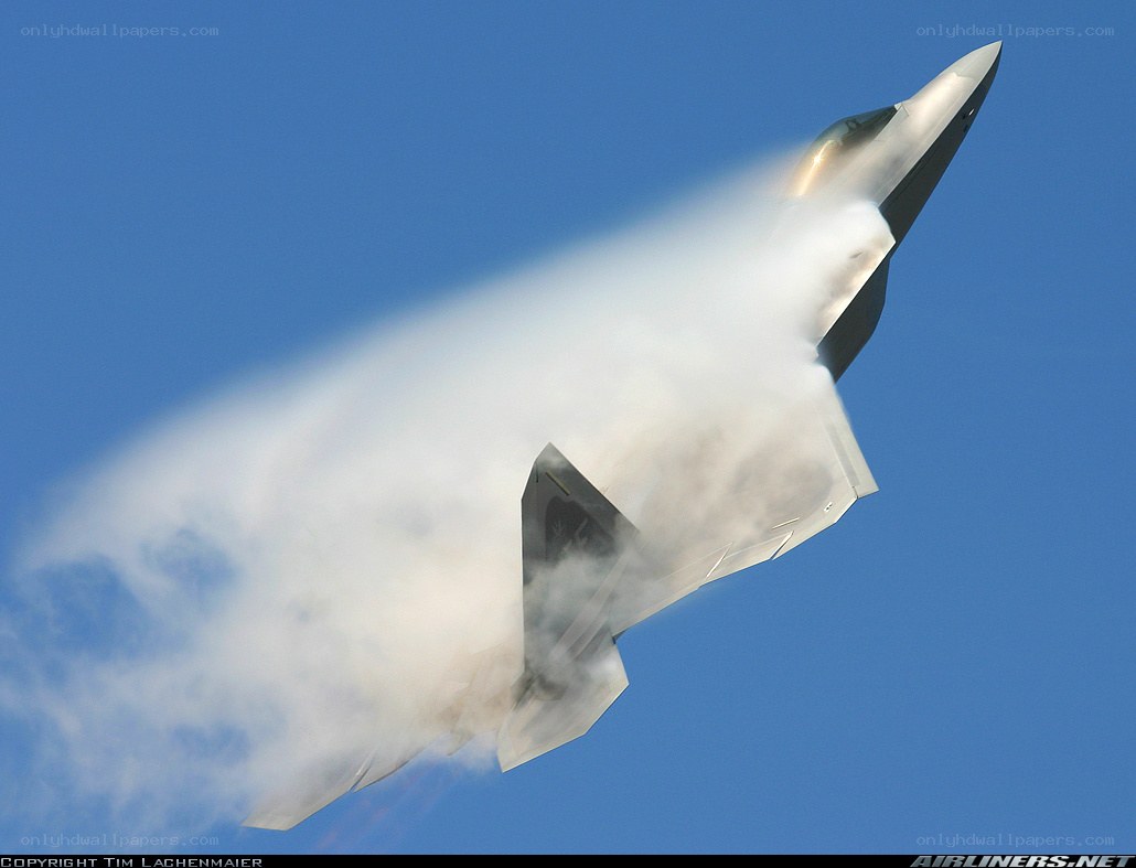 F-22 Raptor in flight
