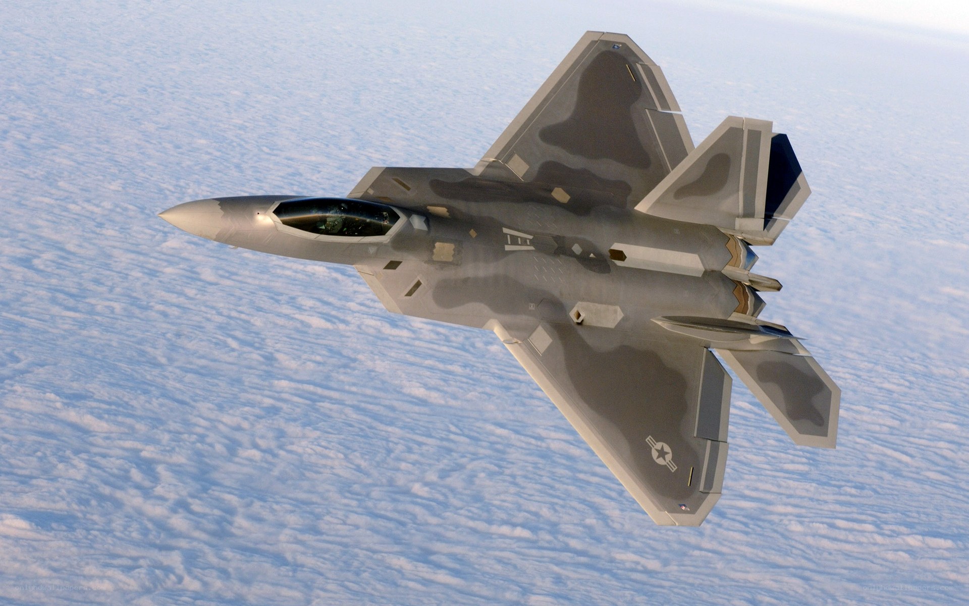 F-22 Raptor in flight