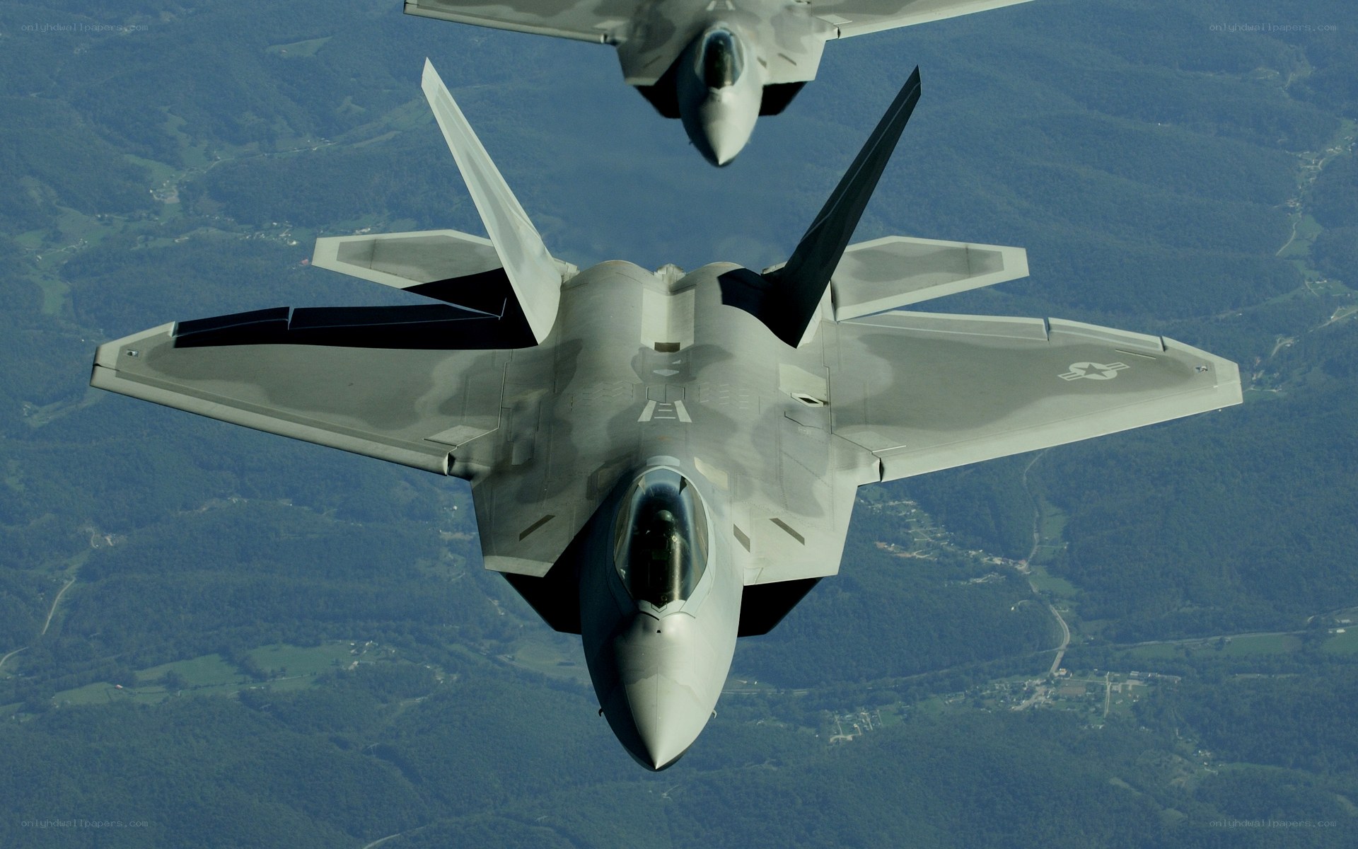 F-22 Raptor in flight