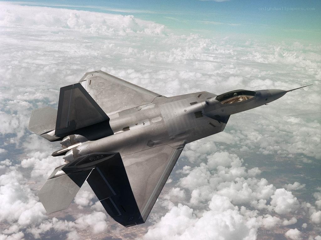 F-22 Raptor in flight