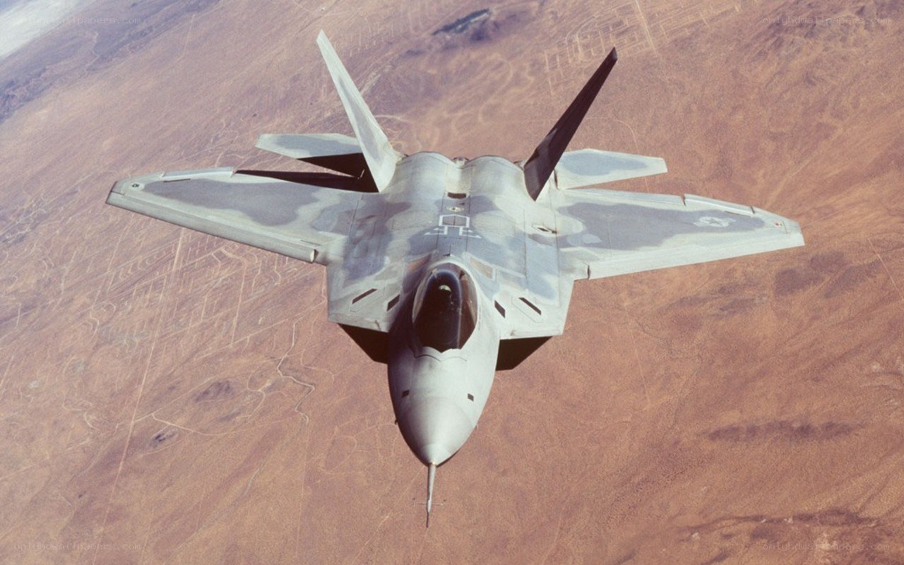 F-22 Raptor in flight