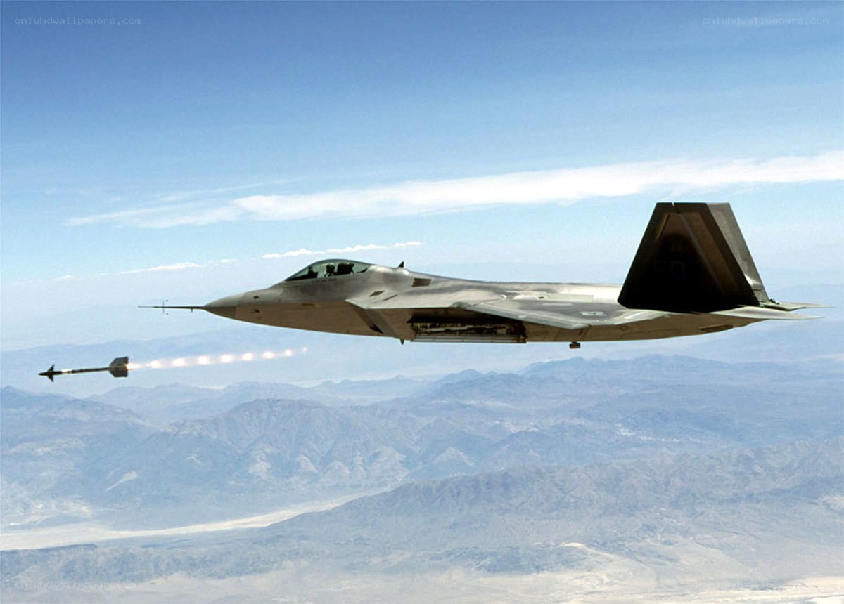 F-22 Raptor in flight