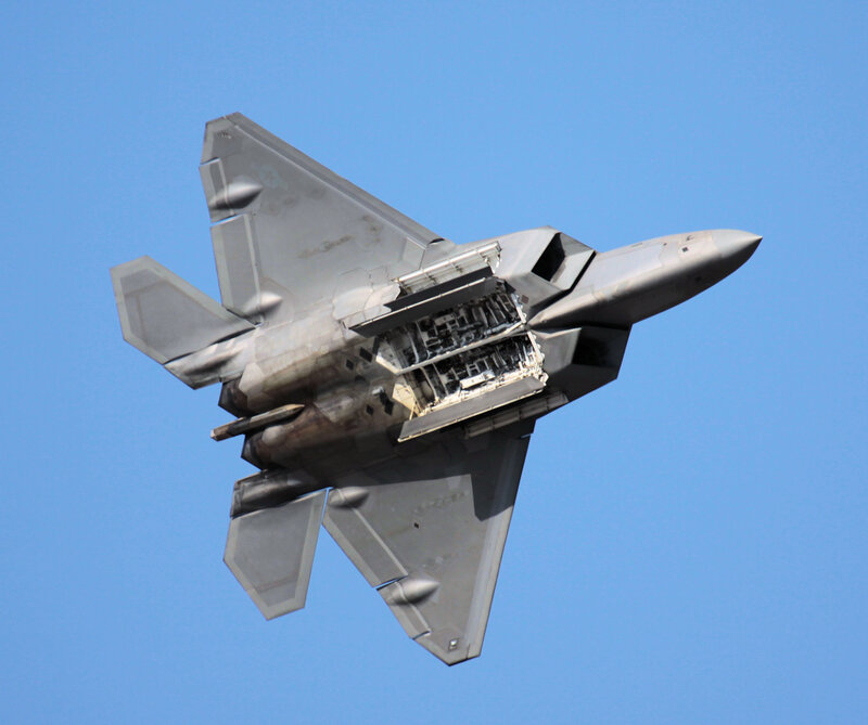 F-22 Raptor in flight
