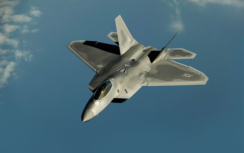 F-22 Raptor in flight