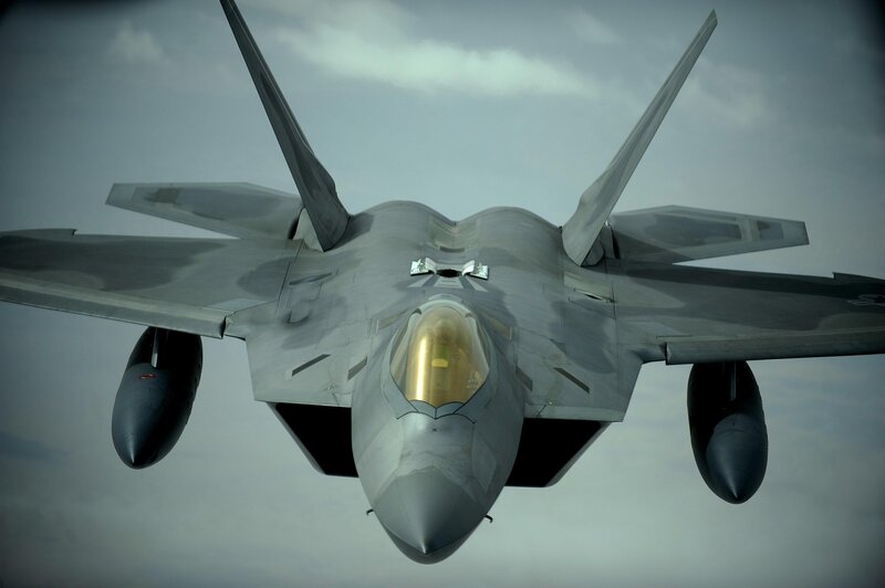 F-22 Raptor in flight