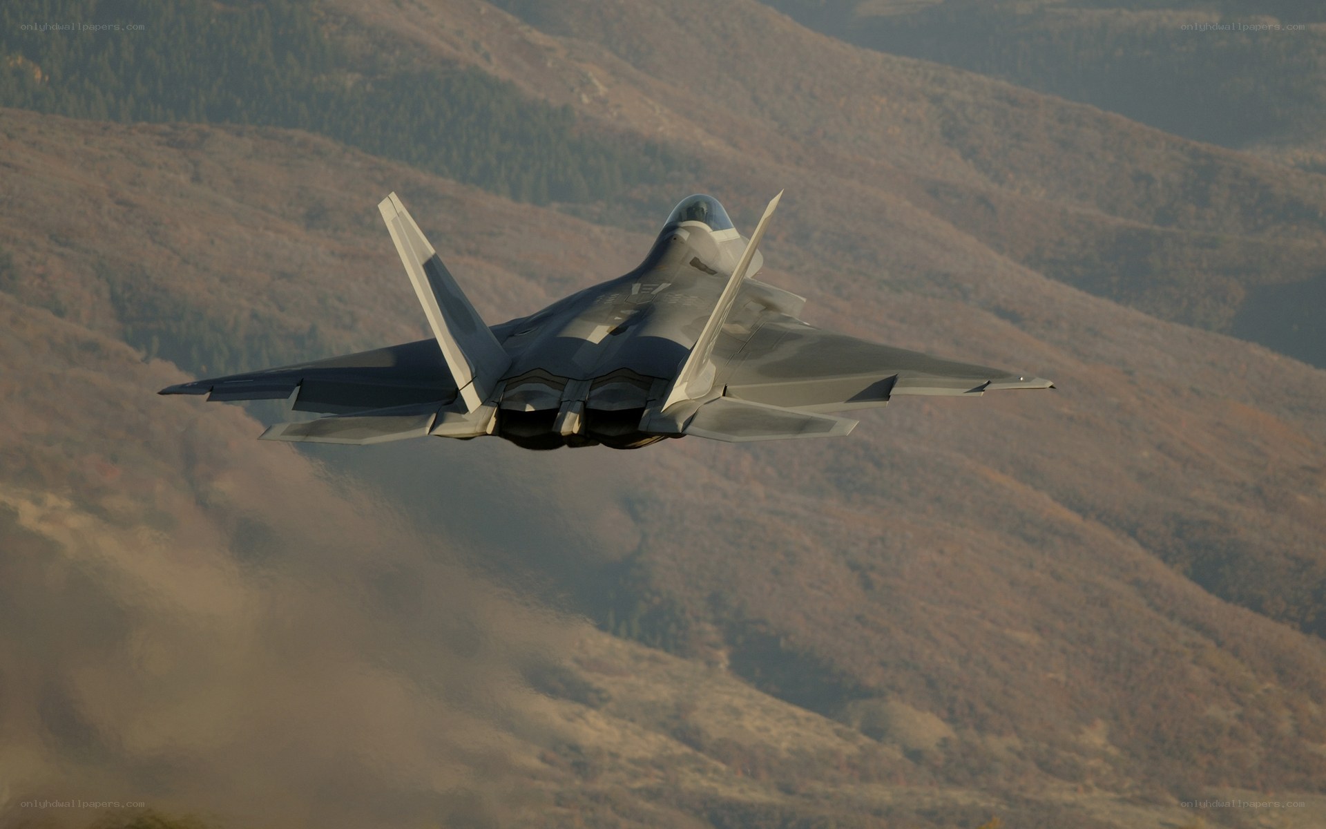 F-22 Raptor in flight