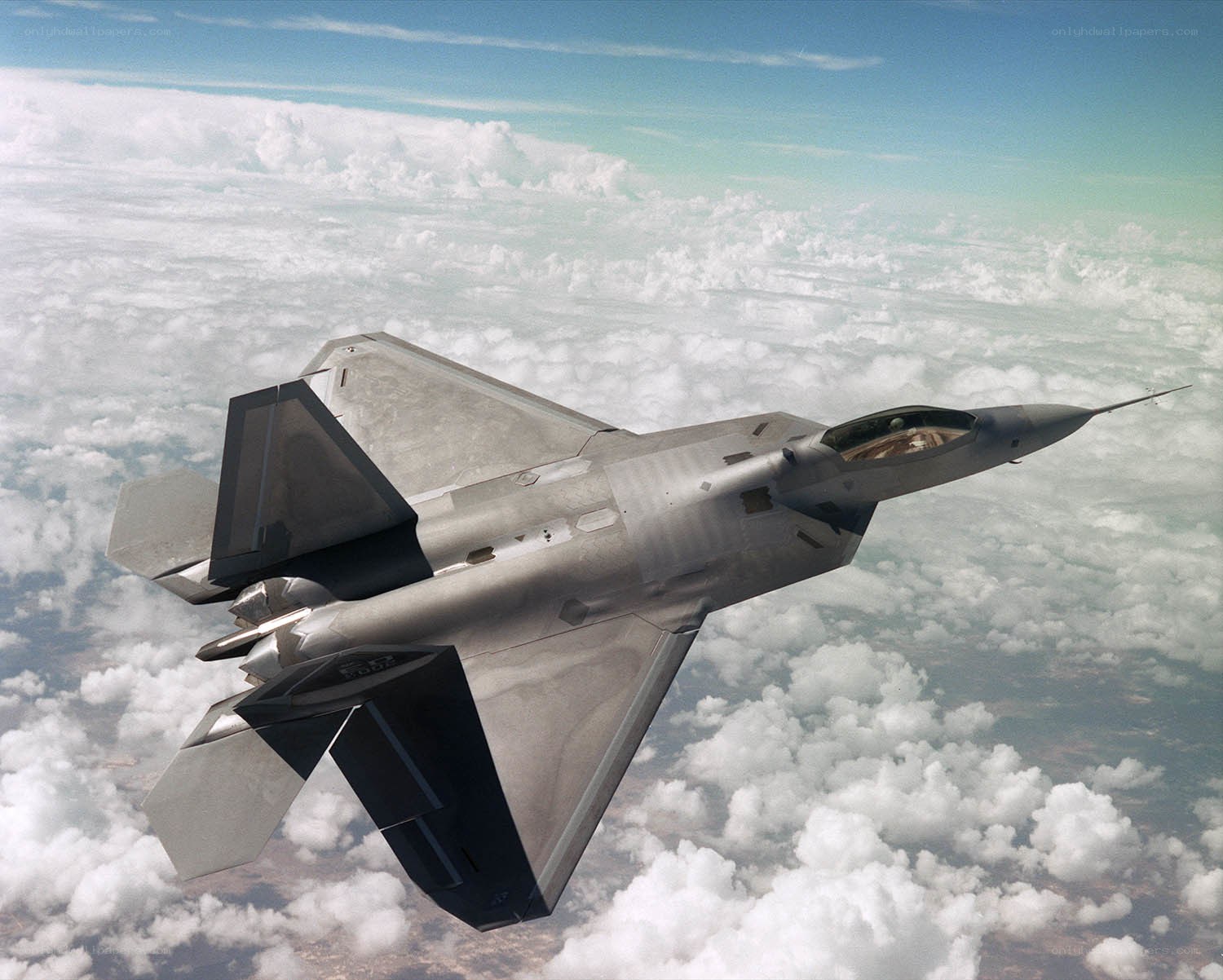 F-22 Raptor in flight