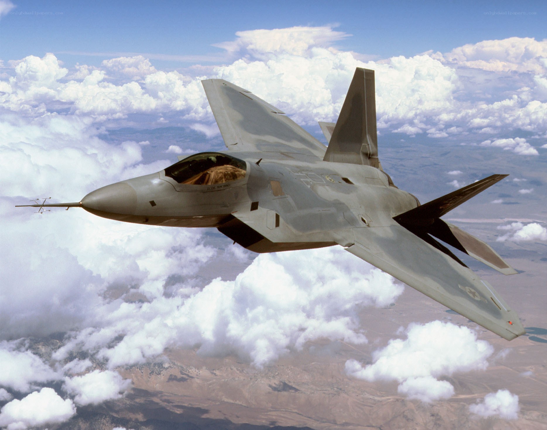 F-22 Raptor in flight