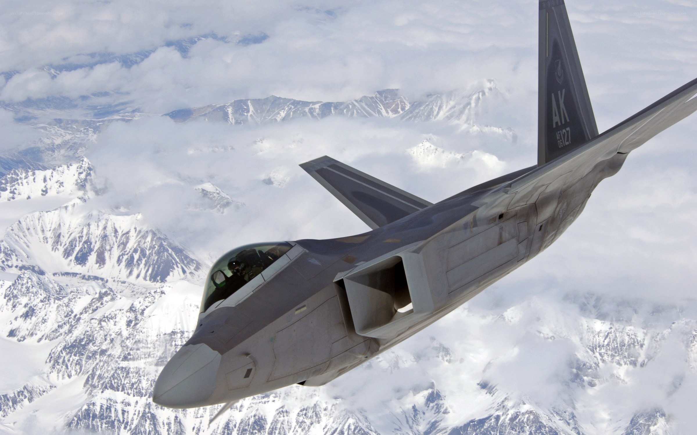 F-22 Raptor in flight