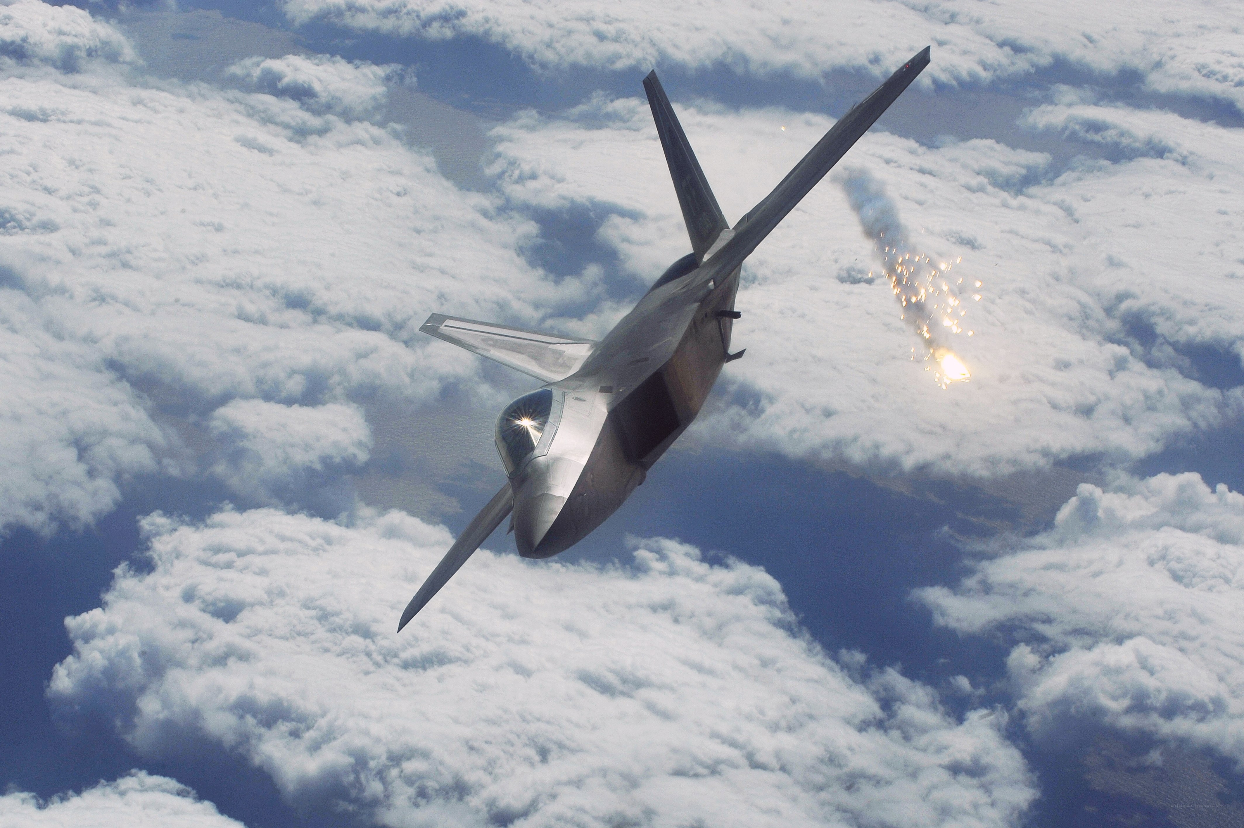 F-22 Raptor in flight