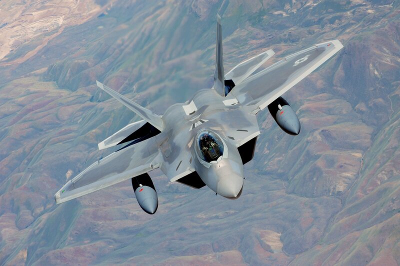 F-22 Raptor in flight