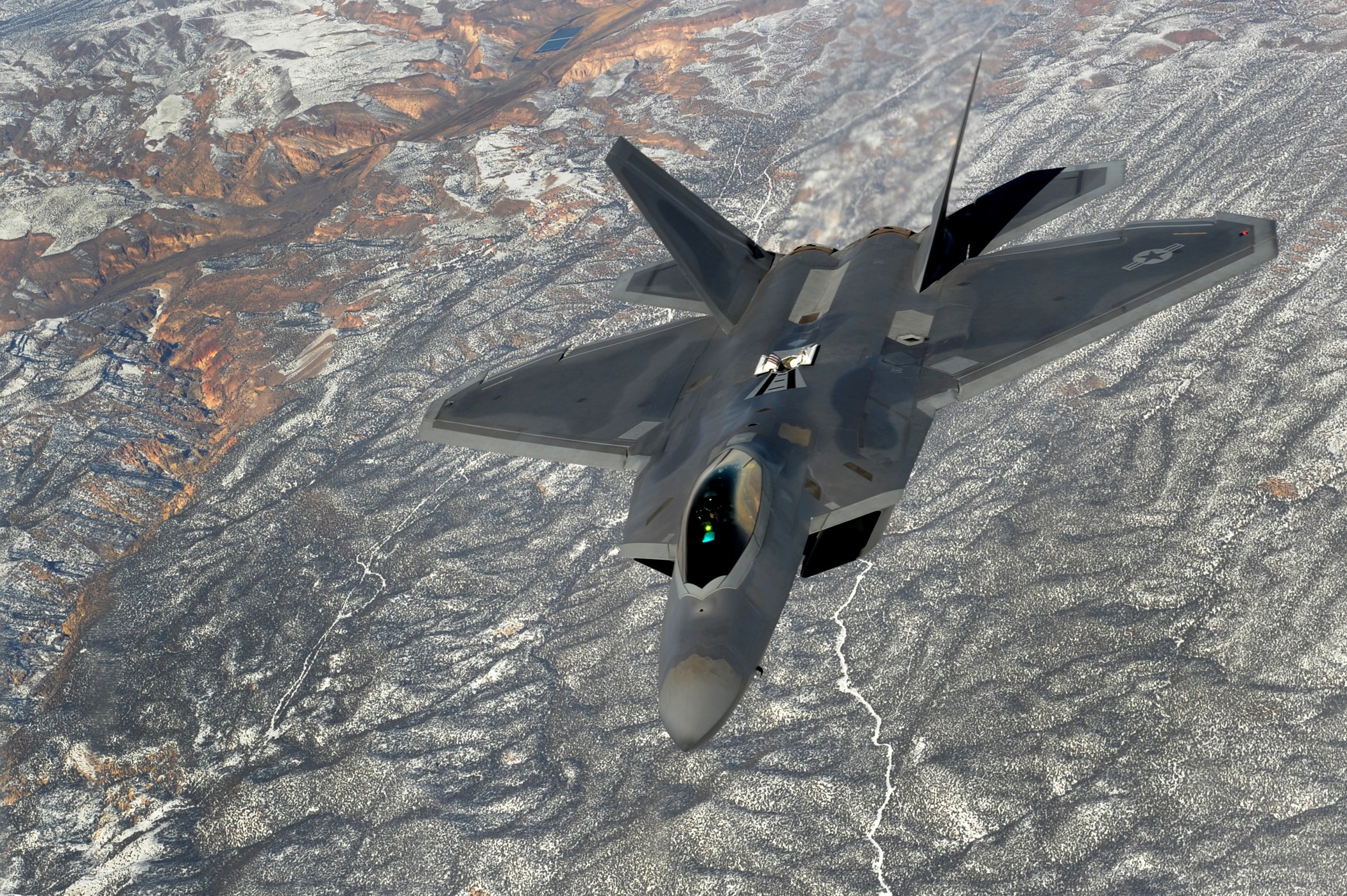 F-22 Raptor in flight