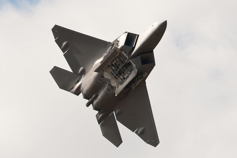 F-22 Raptor in flight