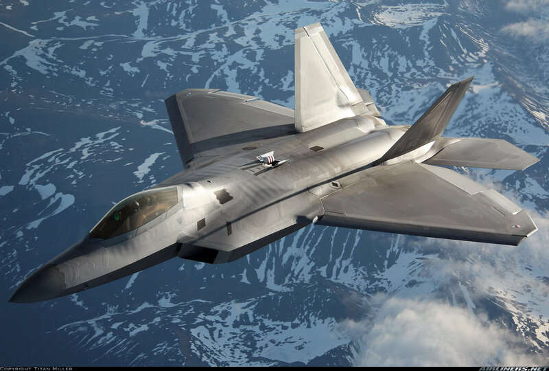 F-22 Raptor in flight