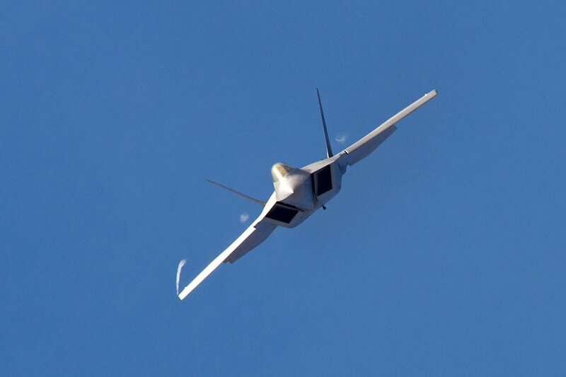 F-22 Raptor in flight
