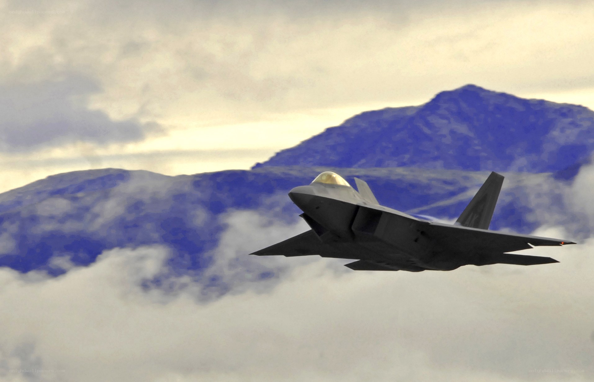 F-22 Raptor in flight