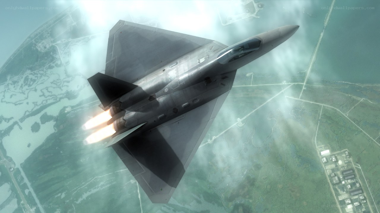 F-22 Raptor in flight